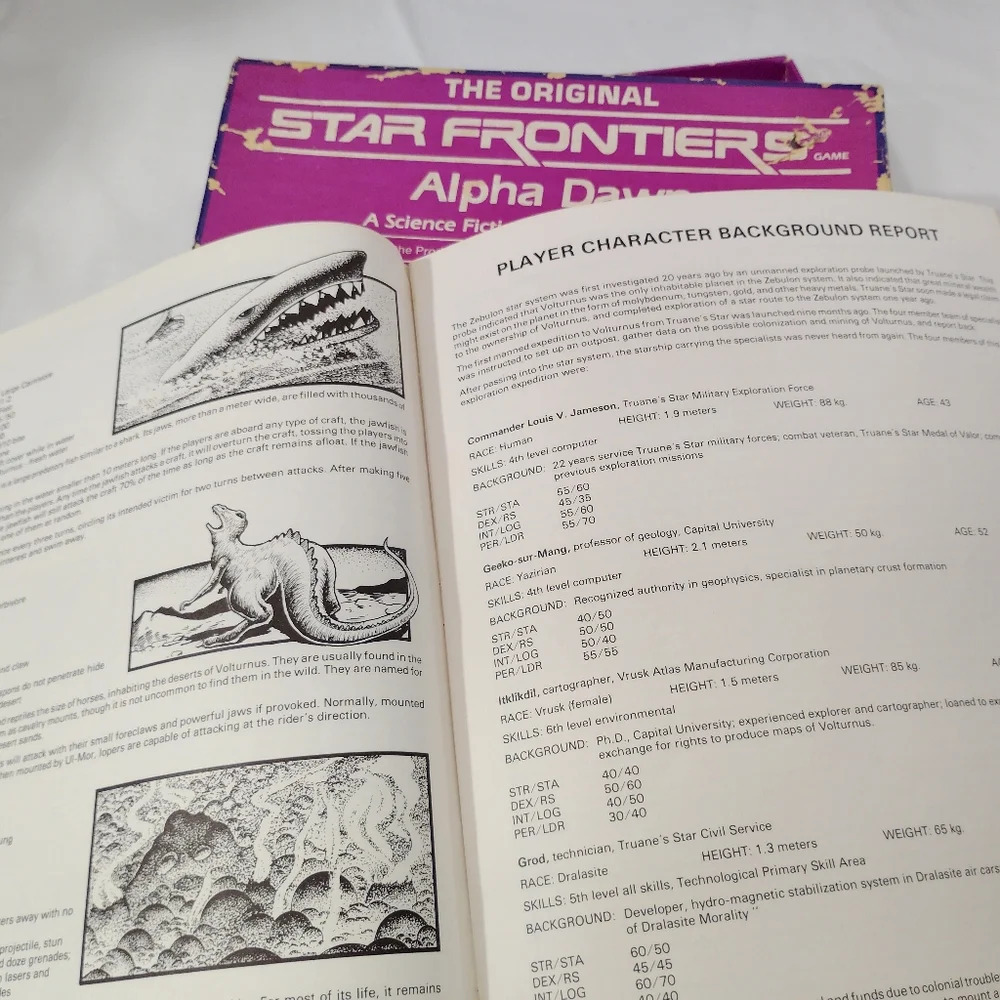 Vintage Game Star Frontiers Alpha Dawn 1983 Sci- Fi RPG TSR, Inc - Picture 13 of 17
